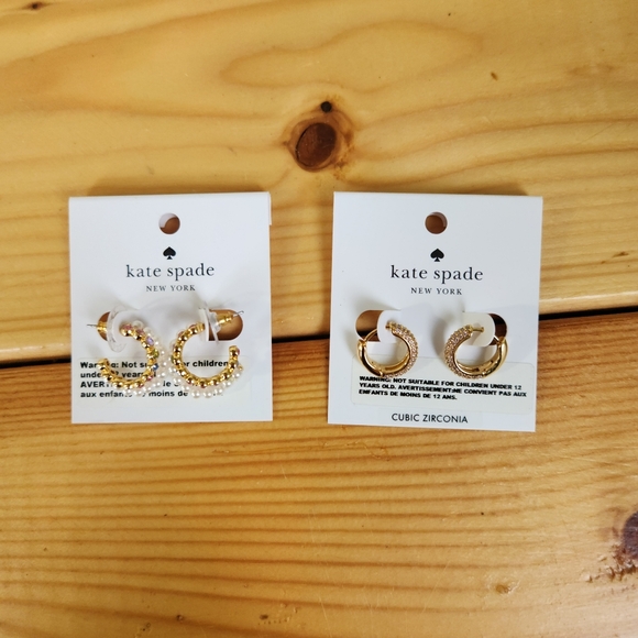 Kate Spade Earring Bundle – 2 Pairs NWT - Picture 2 of 6